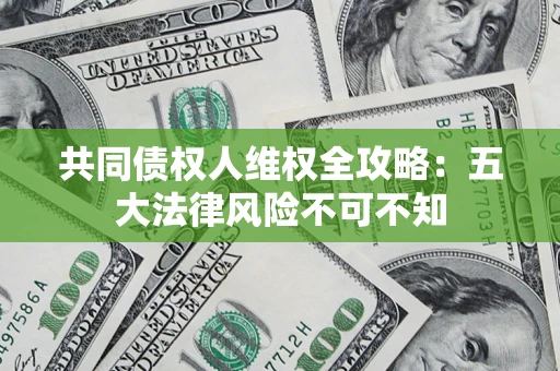 武汉共同债权人维权全攻略：五大法律风险不可不知