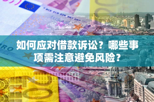 武汉如何应对借款诉讼？哪些事项需注意避免风险？