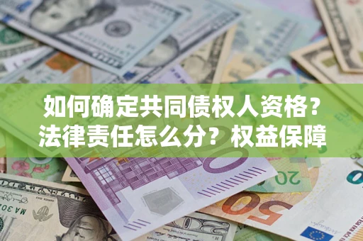 武汉如何确定共同债权人资格？法律责任怎么分？权益保障技巧揭秘！