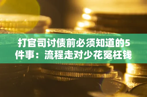 武汉打官司讨债前必须知道的5件事：流程走对少花冤枉钱