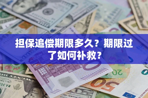 武汉担保追偿期限多久？期限过了如何补救？