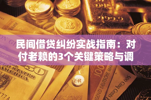 武汉民间借贷纠纷实战指南：对付老赖的3个关键策略与调解盲区解析