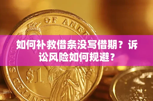 武汉如何补救借条没写借期？诉讼风险如何规避？