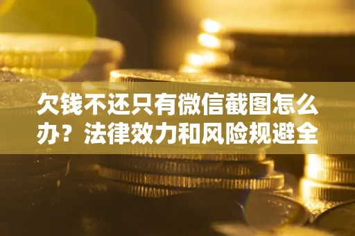 武汉欠钱不还只有微信截图怎么办？法律效力和风险规避全解析