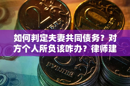 武汉如何判定夫妻共同债务？对方个人所负该咋办？律师建议