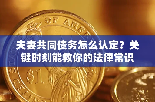 武汉夫妻共同债务怎么认定？关键时刻能救你的法律常识