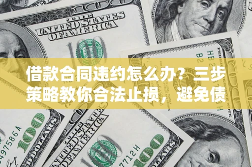 武汉借款合同违约怎么办？三步策略教你合法止损，避免债务危机升级