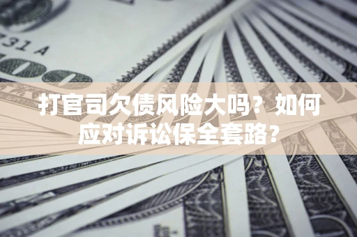 武汉打官司欠债风险大吗？如何应对诉讼保全套路？