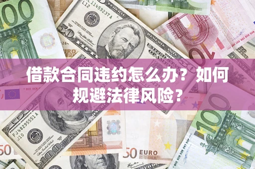 武汉借款合同违约怎么办？如何规避法律风险？