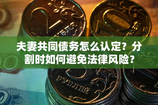 武汉夫妻共同债务怎么认定？分割时如何避免法律风险？