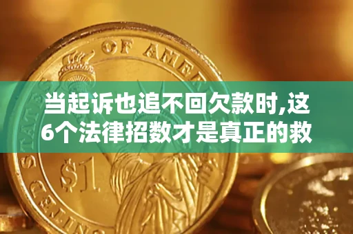 武汉当起诉也追不回欠款时,这6个法律招数才是真正的救命稻草