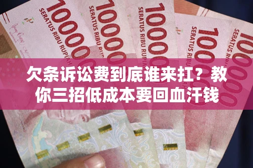 武汉欠条诉讼费到底谁来扛？教你三招低成本要回血汗钱